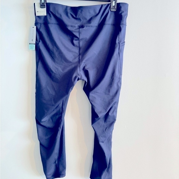 ID Ideology Women’s Blue Active Cropped Leggings, pant Dark Blue ,MSRP $35 - Picture 5 of 5